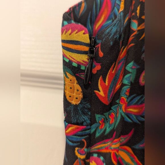 New Farm Rio Anthropologie Sleeveless Long Midi Slip Dress Pleade Sz L Boho - Picture 13 of 14